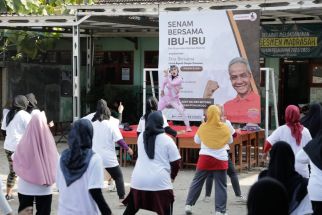 Sukarelawan GGN Galang Suara Untuk Ganjar Lewat Senam - JPNN.com Jatim