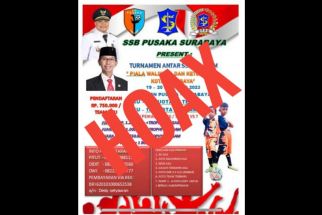 Beredar Poster Event Turnamen SSB Antar se-Jatim, Pemkot Surabaya Pastikan Hoaks - JPNN.com Jatim