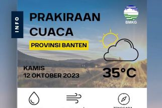 Suhu Udara di Banten Hari Ini Panas, Cek Prakiraan Cuaca Selengkapnya - JPNN.com Banten