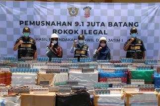 Bea Cukai Kanwil Jatim Musnahkan 9 Juta Rokok Ilegal Senilai Rp11 Miliar - JPNN.com Jatim