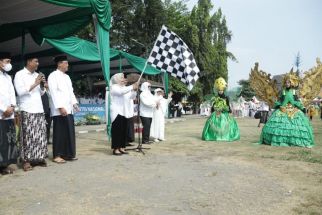 Makna Tema Peringatan Hari Santri di Lapangan Denggung Sleman - JPNN.com Jogja
