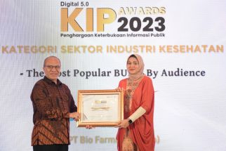 Bio Farma Raih Penghargaan Keterbukaan Informasi Publik The Most Popular BUMN by Audience - JPNN.com Jabar