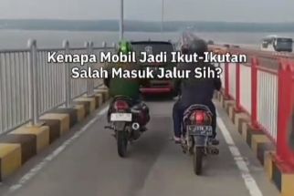 Viral Mobil  Masuk Jalur Sepeda Motor Jembatan Suramadu, Begini Respons Polisi - JPNN.com Jatim