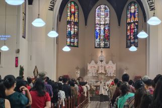 Gereja Katedral St Petrus Bandung Maknai Natal 2023 dengan Pesan Pemilu Damai  - JPNN.com Jabar