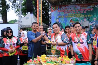 Gubernur Lampung Sampaikan Pengertian Lari Dalam Rangka HUT ke-78 Kodam II Sriwijaya - JPNN.com Lampung