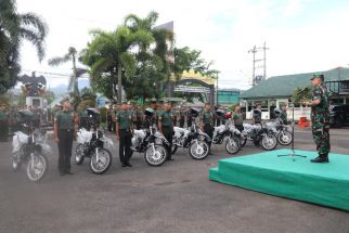 Personel TNI di Bandar Lampung Dapat Motor - JPNN.com Lampung
