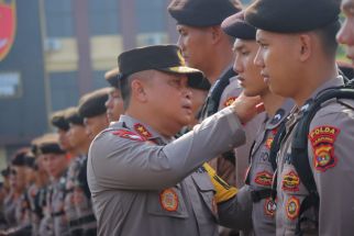 Ribuan Personel Polda Lampung Bertugas Pengamanan Pemilu 2024 - JPNN.com Lampung