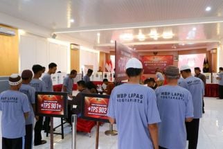 Prabowo-Gibran Menang di TPS Khusus Lapas Yogyakarta  - JPNN.com Jogja