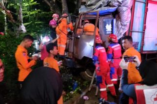 Diduga Mengantuk, Sopir Truk Tabrak Pohon di Jalan Sumatera, Kaki Terjepit - JPNN.com Jatim