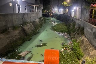 Sungai di Simo Gunung Barat Berubah Warna Tosca 4 Kali, Ternyata - JPNN.com Jatim