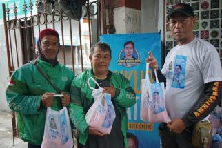 Relawan Mas Gibran Gelar Bakti Sosial hingga Cukur Gratis untuk Ojol - JPNN.com Jatim