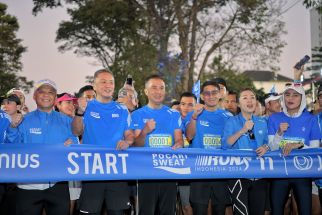 Pj Gubernur Jabar Ikut Lari 15K Pocari Run Bandung, Tularkan Semangat Olahraga di Pemerintahan - JPNN.com Jabar