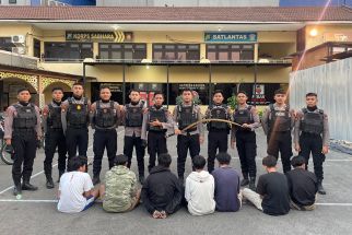 7 Anggota Gangster Allstar Diciduk Polisi di Surabaya, Bawa Celurit untuk Tawuran - JPNN.com Jatim