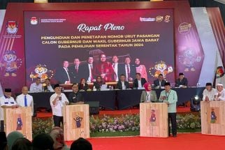 Pengundian Nomor Urut Rampung, KPU Jabar Ajak Para Paslon Lakukan Deklarasi Pilkada Damai 2024 - JPNN.com Jabar