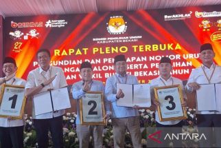 KPU Kabupaten Bekasi Tetapkan Nomor Urut 3 Paslon Pilkada 2024, Berikut Perinciannya! - JPNN.com Jabar