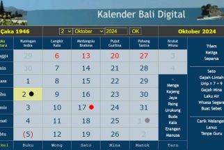 Kalender Bali Rabu 16 Oktober 2024: Jangan Beternak, Ada Tanda Mengecewakan - JPNN.com Bali