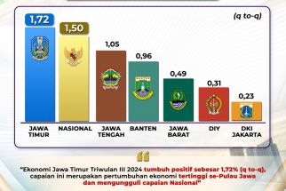 BPS Catat Ekonomi di Jawa Timur Pada Triwulan II-2024 Tumbuh 1,72 Persen    - JPNN.com Jatim