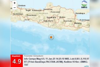 Pacitan Dilanda Gempa Magnitudo 4,9, Guncangan Terasa di Malang & Yogyakarta - JPNN.com Jatim