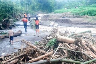 Jembatan Penghubung Antardusun di Situbondo Putus Diterjang Banjir, 250 KK Terisolasi - JPNN.com Jatim