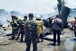 Tempat Jasa Pencucian Kain Mori di Sukoharjo Terbakar - JPNN.com Jateng