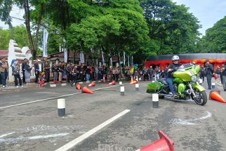 Komunitas Harley Serang Gandeng Ditlantas Polda Banten Lakukan Safety Riding - JPNN.com Banten