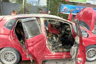 Mobil Honda Jazz Terbakar Saat Berada di SPBU, Polisi Ungkap Sejumlah Fakta Terbaru - JPNN.com Kaltim