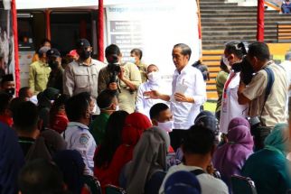 Kunjungi Balikpapan, Jokowi Sampaikan Kabar Baik Soal Penyaluran BLT BBM dan BSU - JPNN.com Kaltim