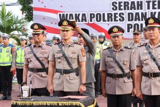Kapolres Bontang AKBP Alex FL Tobing Pimpin Sertijab, Kompol Faisal Risa jadi Wakapolres - JPNN.com Kaltim