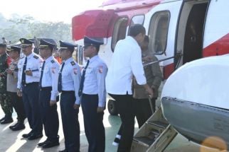 Naik Helikopter Super Puma TNI AU, Jokowi Kunjungi Kabupaten Paser, Ini Agendanya - JPNN.com Kaltim