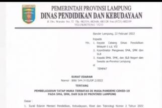Gubernur Lampung Perbolehkan SMA Sederajat Gelar PTM - JPNN.com Lampung