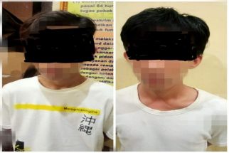 Melarikan Diri ke Desa Dwikora, Dua Remaja Ini Dibekuk Tim Opsnal Polsek Bukit Kemuning - JPNN.com Lampung