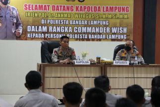 Hari Pertama Kerja Kapolda Irjen Pol Akhmad Wiyagus Kunjungi Porlesta, Sampaikan Pesan Penting Ini  - JPNN.com Lampung