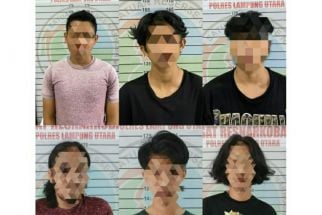 Polres Lampung Utara Mengamankan 6 Pelaku Penggunaan Barang Terlarang, Lihat Tuh Tampangnya - JPNN.com Lampung