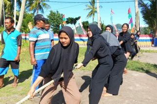 Begini Kemeriahan HUT ke-77 di Pulau Terpencil - JPNN.com Lampung