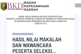 Berikut Nama-nama Hasil Tes Seleksi Jabatan Pimpinan Tinggi Pratama Pemprov Lampung - JPNN.com Lampung