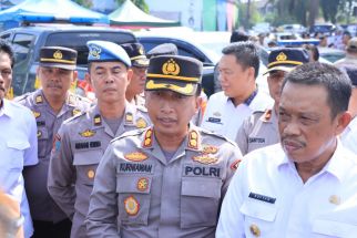 Ratusan Personel Polres Lampung Utara Dikerahkan untuk Pengamanan Pilkades - JPNN.com Lampung