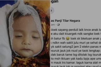 Cuitan Orang Tua Korban Penelantaran di RSUD Praya Viral di Medsos - JPNN.com NTB