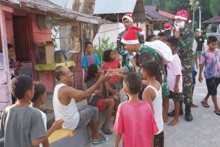 Dandim 1710/Mimika Gelar Acara Damai Kasih Natal, Warga Antusias - JPNN.com Papua