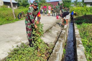 Peringati HUT Ke-60 Kodam XVII/Cenderawasih, Danramil Bersama Warga  Timika Lakukan Ini - JPNN.com Papua