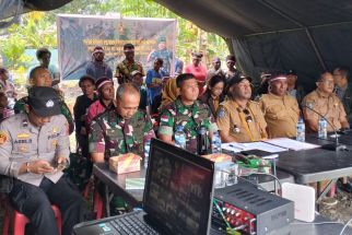 Dandim 1710/Mimika Ikuti Peresmian Penggunaan Fasilitas Air Bersih Program TNI AD Manunggal Air - JPNN.com Papua