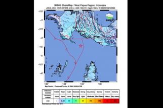 BMKG: Gempa Bumi Magnitudo 5,3 Mengguncang Wilayah Barat Daya Kaimana - JPNN.com Papua