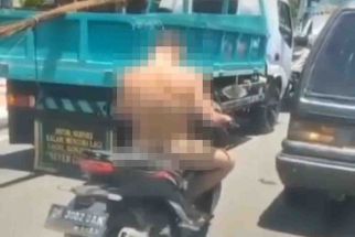 Viral Video 46 Detik, Polisi tak Berbusana Naik Motor Keliling Kota - JPNN.com Sultra