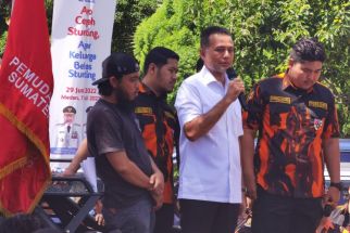 Sapma PP Sumut Geruduk Kantor Gubernur, Minta Edy Rahmayadi Desak Bobby Tutup Holywings - JPNN.com Sumut