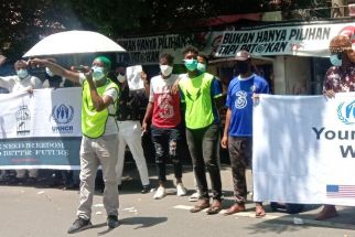 Pengungsi Somalia di Medan Gelar Unjuk Rasa Protes UNHCR: Perlakukan Kami Secara Adil - JPNN.com Sumut