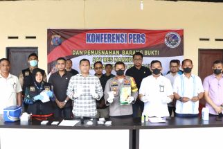 Sabu-sabu 2,7 Kg Hasil Pengungkapan Polres Sergai Dimusnahkan, Lihat Tuh! - JPNN.com Sumut