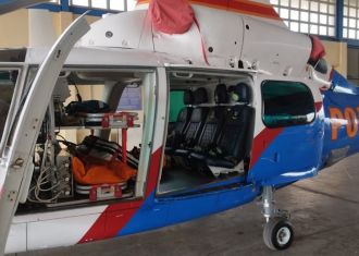 Dukung Pengamanan Natal & Tahun Baru, Polri Siapkan 2 Helikopter Ambulans Udara