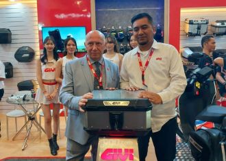 IMOS 2024, GIVI Merilis Boks Motor Matterhorn Berbahan Aluminium