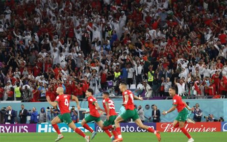 Maroko Singkirkan Spanyol dan Menorehkan Sejarah Baru Lolos Perempat Final Piala Dunia  - JPNN.com Sumut