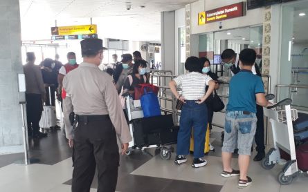 KP3 Bandara Ngurah Rai Siagakan Personel Awasi Ketat Lalu Lalang Turis Domestik - JPNN.com Bali