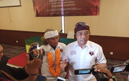 Sahabat Ganjar Raker Perdana di Bali, Sebut Paling Pantas Gantikan Jokowi di 2024 - JPNN.com Bali